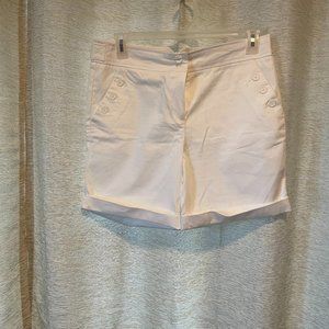 Never worn "The Limited" white summer shorts